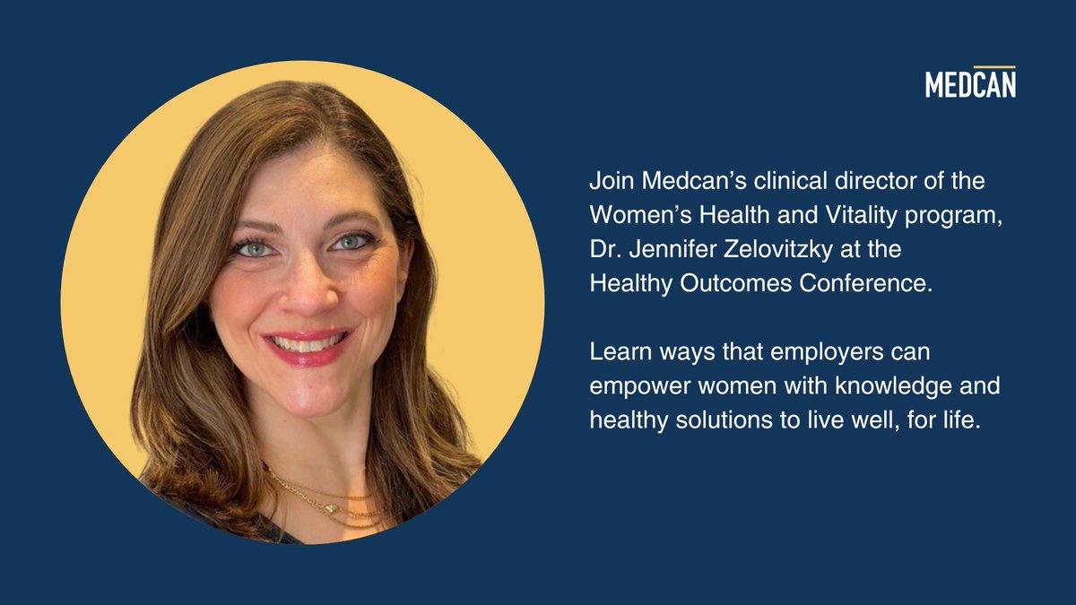 How can employers support women in the workplace during #perimenopause & #menopause? Join Dr. Zelovitzky as she shares insights, knowledge & healthy solutions to live well, for life at the Healthy Outcomes Conference. Register here: bit.ly/3ZkXhEP