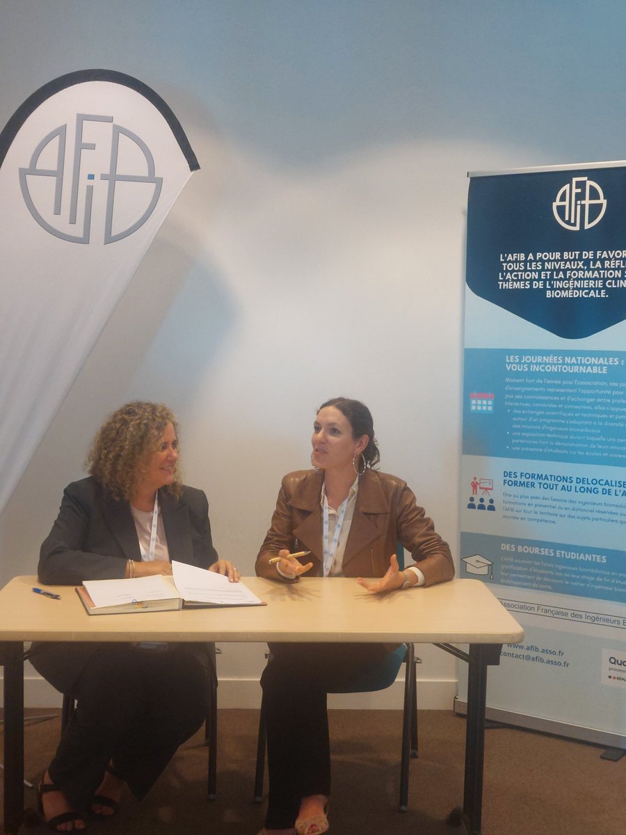 Les journées d'ingénierie biomédicale AFIB sont aussi l'occasion de signatures de conventions. 1ère signature ce jour à  Bordeaux de la convention de partenariat avec l'ANAP
#afib2023 #ingenieriebiomedicale #anap #partenariat
