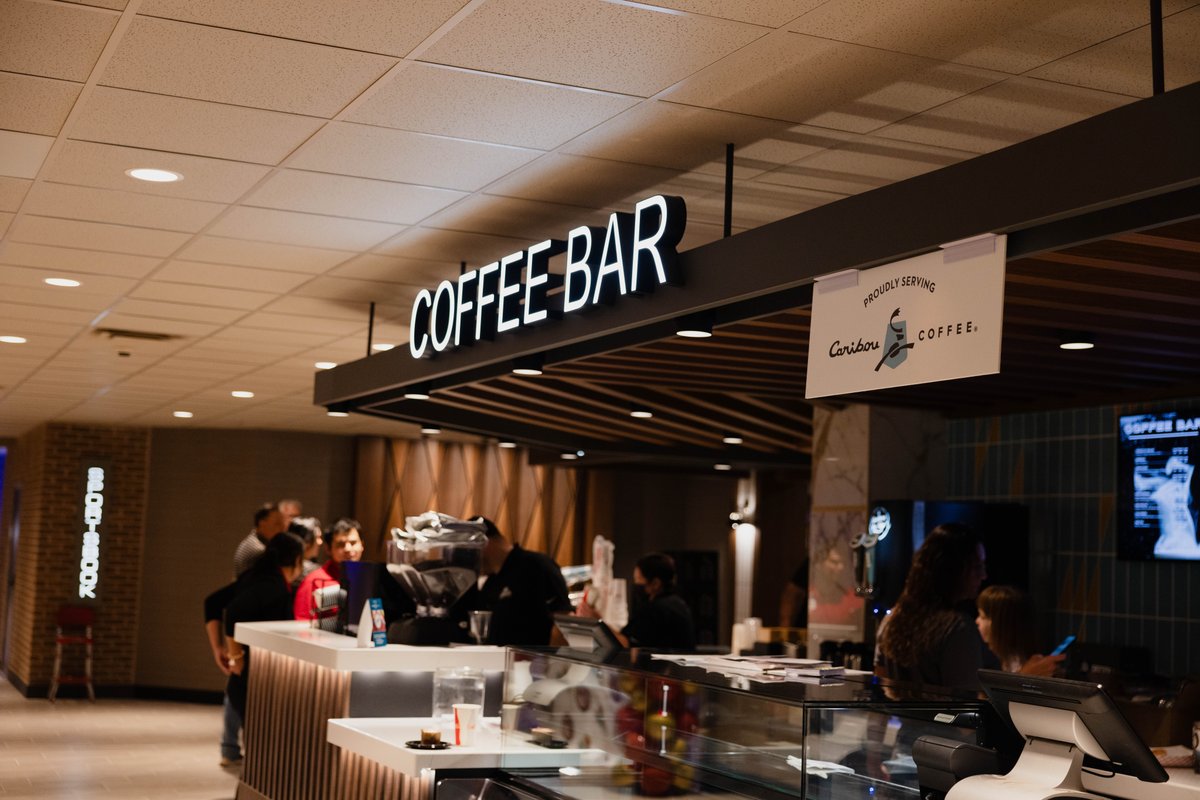 Hey there coffee lovers! ☕ We now have NEW hours at the 4 Bears Coffee Bar, where we are proudly serving Caribou Coffee. Our hours are now 8 AM - 4 PM Sunday - Thursday and 8 AM- 8PM Friday – Saturday. 

Stop by our newly renovated Cache Marketplace to check it out! 🤩