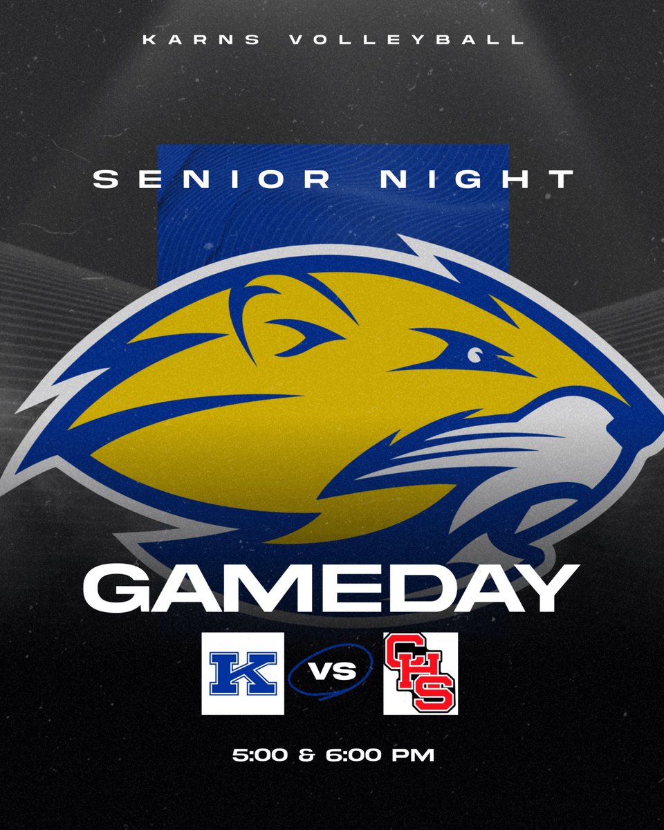 It’s SENIOR NIGHT!! Come out and support as we celebrate our seniors and all of their hard work! 

JV at 5:00 pm 
Varsity at 6:00 pm 

💙🏐