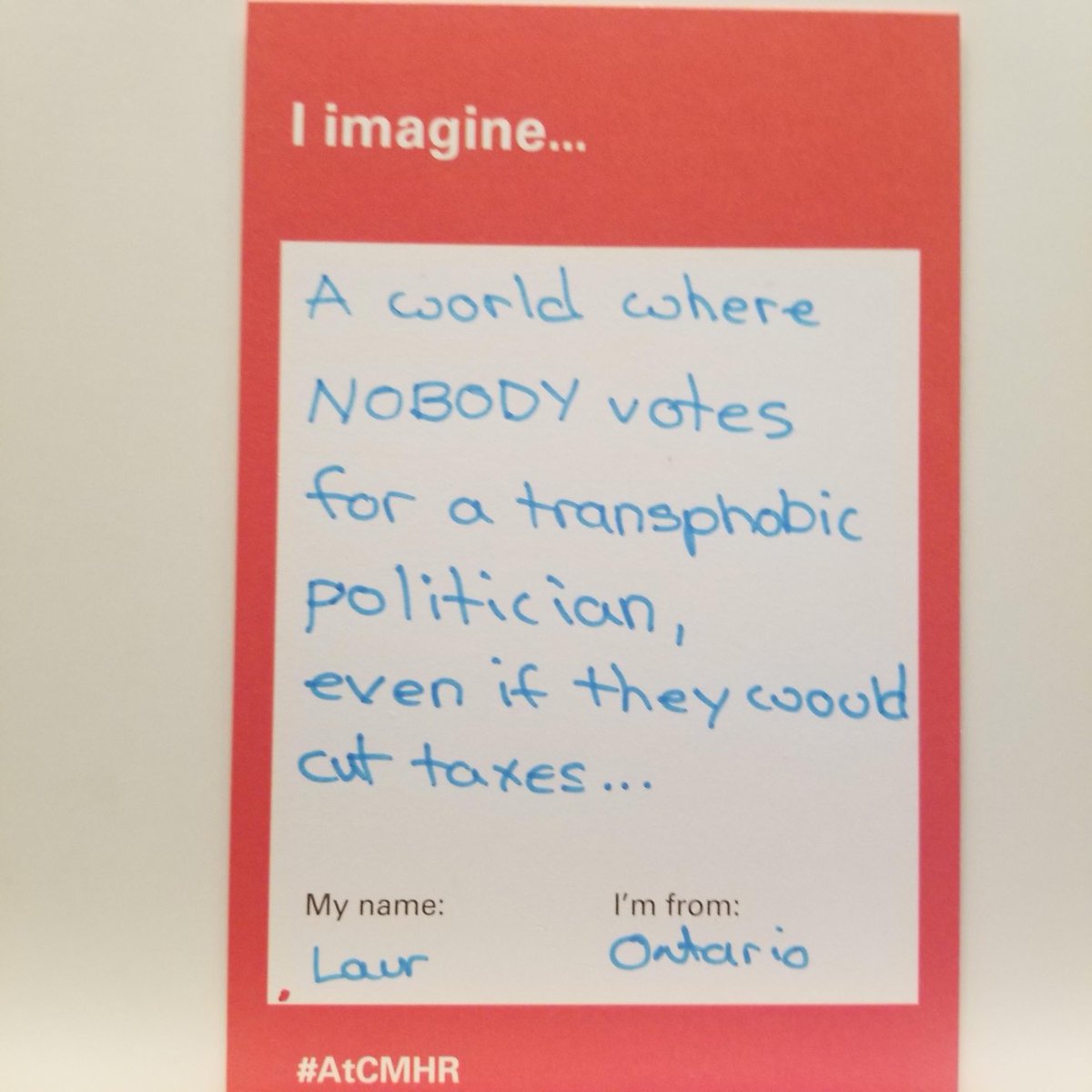 RivaHarrison's tweet photo. Visitors ⁦@CMHR_News⁩ show the humanity sorely missing in political debate at the moment. https://t.co/aMyF5yTJS8