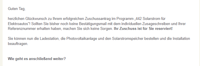 kiamka1986's tweet photo. @KfW @KfW Hallo, ich habe gerade folgende Mail erhalten, habe aber nichts im Portal stehen und auch keine Referenznummer erhalten (Kann auch sein, dass ich es bei den gefühlten 500x Abschicken übersehen habe)
Ist die Zusage verbindlich (Es kann bestellt werden) VG https://t.co/NniH9rpDuq