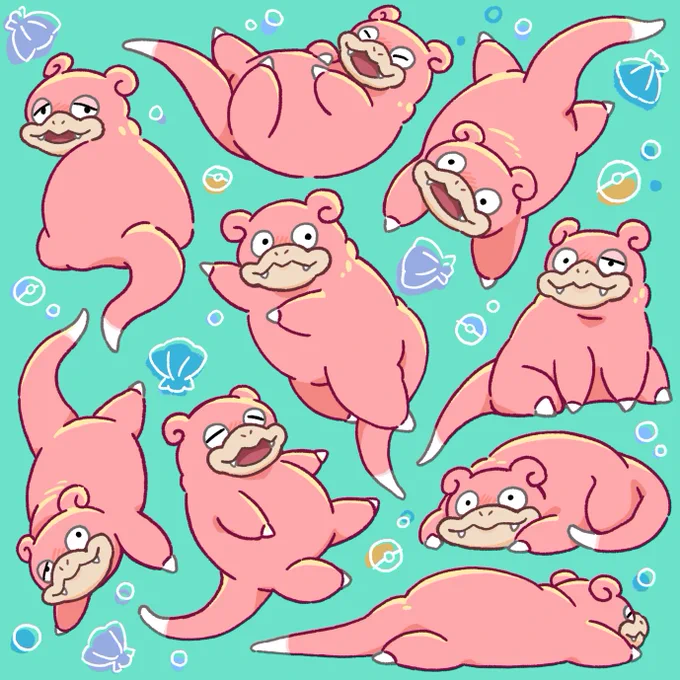 再掲やぁん #ヤドン 