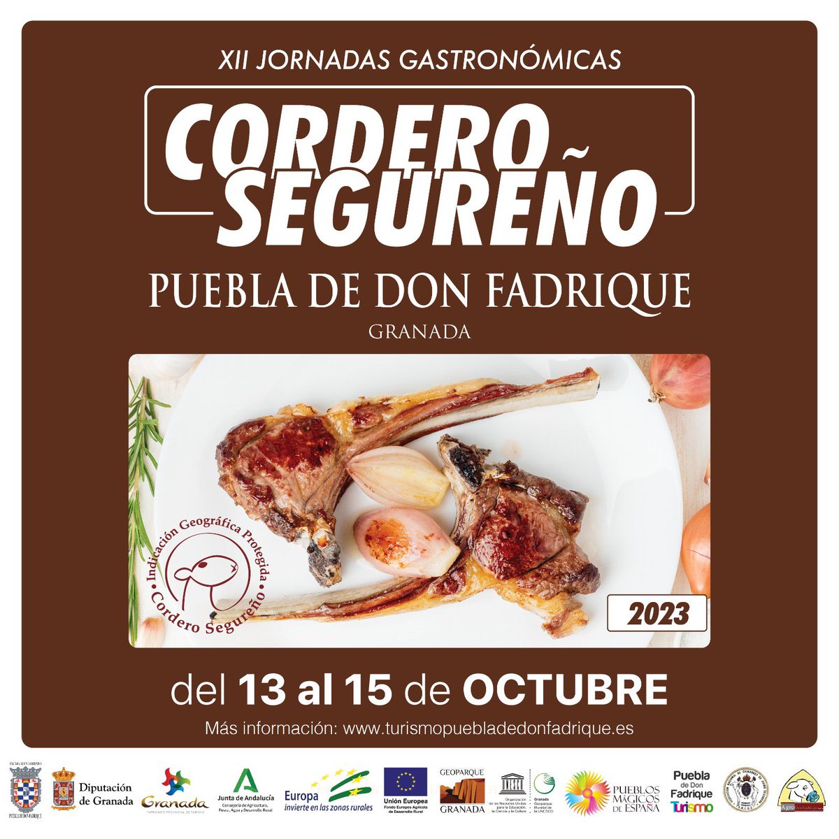 ¡¡Ven a Puebla de Don Fadrique para las XII Jornadas Gastronómicas del Cordero Segureño!!

Disfruta del auténtico Cordero Segureño!!! 🐑😋

Te esperamos!!!