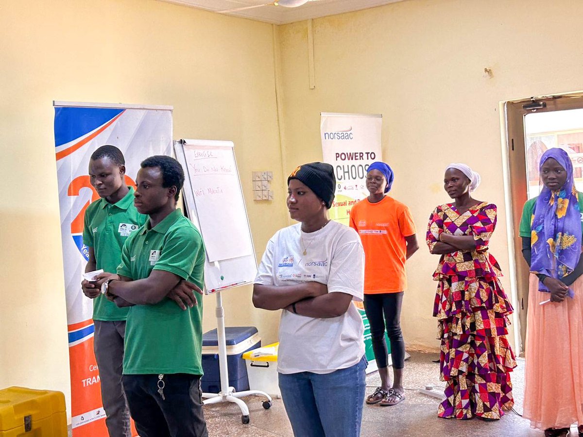 norsaac's tweet photo. They'll refresh their skills to support adolescent girls and young women, addressing evolving needs. Let's make a difference in SRHR education and confidence. https://t.co/NWKkSUrm9c