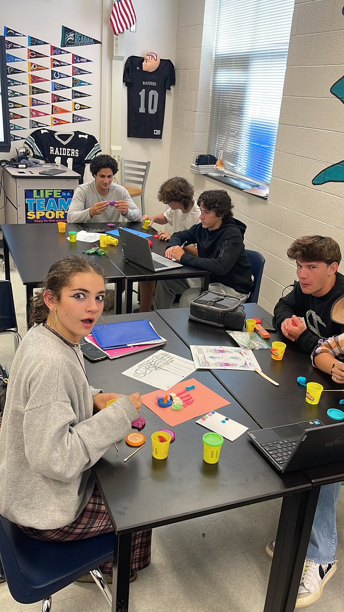 ReaganSportsMed's tweet photo. Some Playdoh fun with Ankle and Foot Models today in Sports Med 2 https://t.co/vhQLmZPCkF