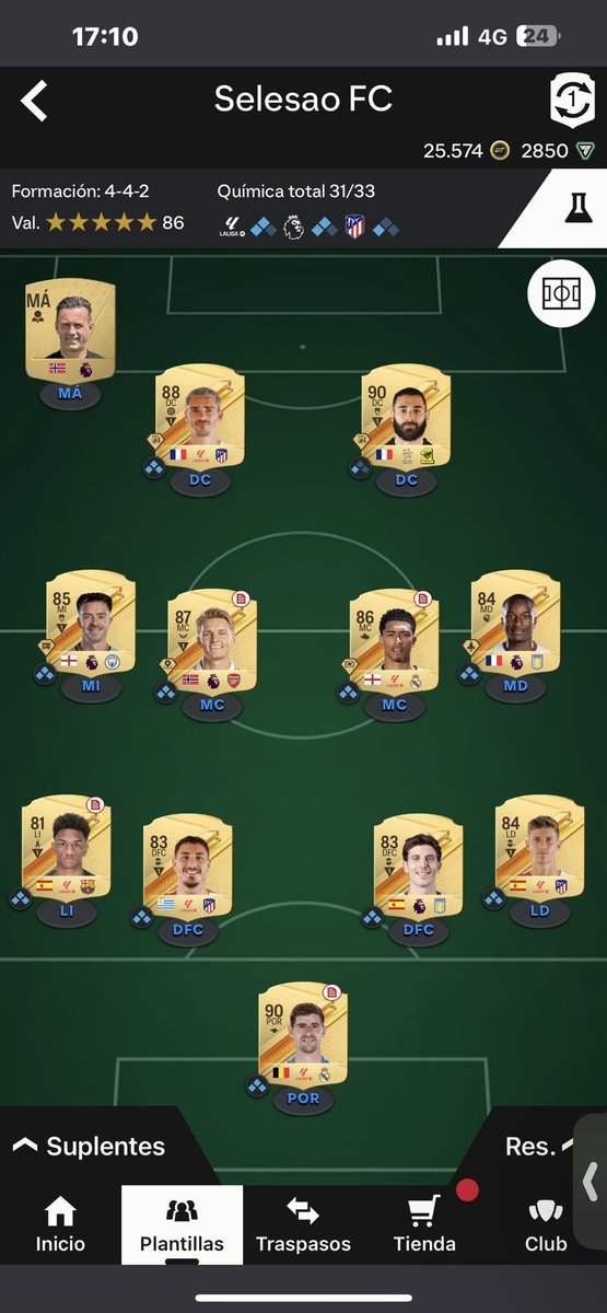 david_chupi's tweet photo. @TeamDUXGaming @pabloalbarra_ @Rulasss47 Que te parece?cambiaria centrales,benzema,Odegard,grealish,sobre todo los centrales https://t.co/FWZMviLxNs