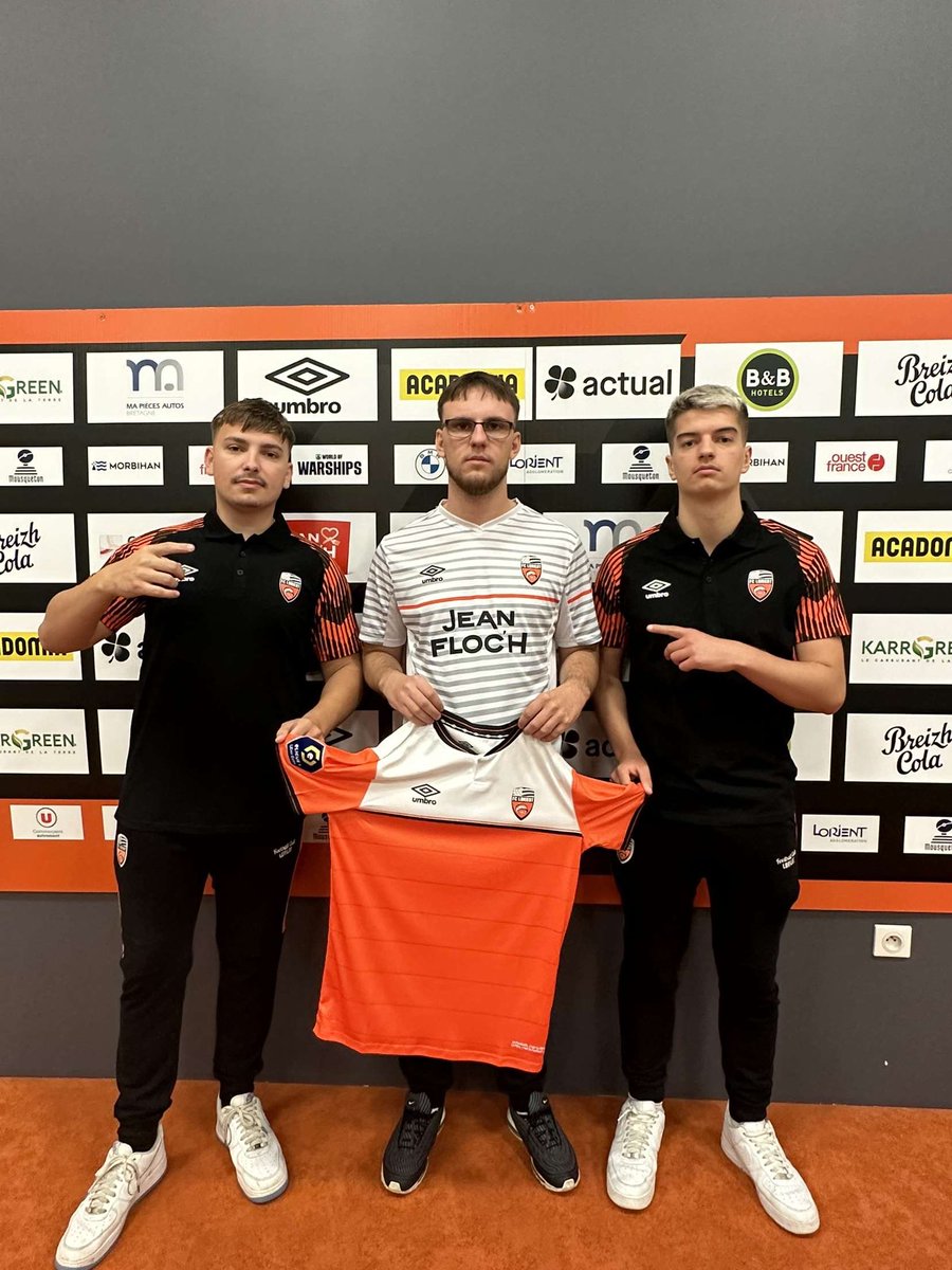 Mookie (@coachmookie_) on Twitter photo Trรจs heureux de rejoindre le <a href="/FCLorient/">FC LORIENT ๐</a> <a href="/FCL_eSports/">FC Lorient Esports</a> en tant que Coach pour cette saison sur FC 24 !
Jโai hรขte de commencer la saison aux cรดtรฉs de @FoumaFIFA & @Maestro99_ ๐งก๐ค๐ Trรจs heureux de rejoindre le <a href="/FCLorient/">FC LORIENT ๐</a> <a href="/FCL_eSports/">FC Lorient Esports</a> en tant que Coach pour cette saison sur FC 24 !
Jโai hรขte de commencer la saison aux cรดtรฉs de @FoumaFIFA & @Maestro99_ ๐งก๐ค๐