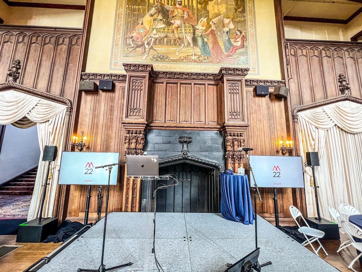 Verducciep's tweet image. POV you’re our AV Team!

We were at Kohl Mansion for Mach49&apos;s 3 Day Conference. 

Our team worked on AV in the main room and 3 breakout rooms. Thank you Lawrence Arevalo, who prepares our team for success with all things production.

#verduccieventproductions #vep #avsupport #av