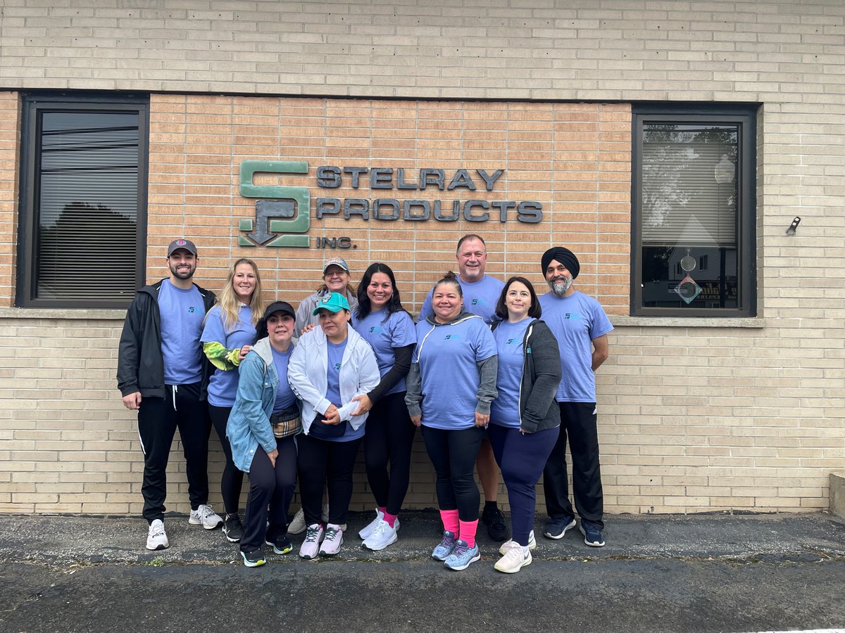 Last weekend, Stelray Plastic Products’ staff put our best foot forward in the fight against cancer at the Griffin Hospital Annual 5K Cancer walk. Together, we joined hands to make a difference, one step at a time. 

#WalkingForACause #StelrayStrong #CancerWalk