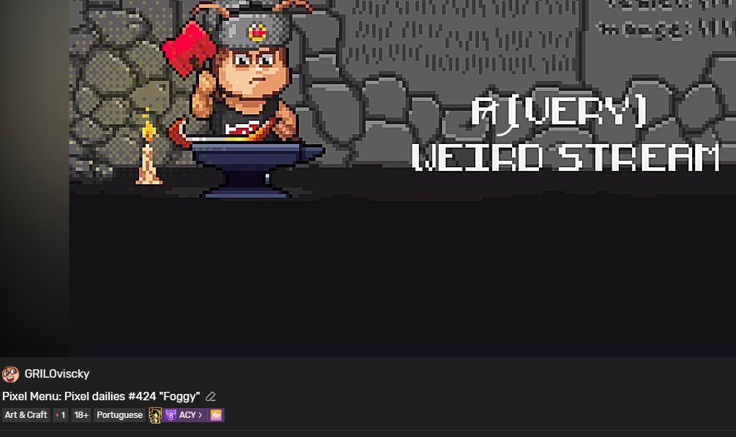 griloviscky's tweet photo. estamos on via @trovobrasil @trovolive
hj é dia de desenhar o #zabuzamomochi, o demônio do gás oculto <3
#pixelstream #SupportSmallStreamers #trovolovers https://t.co/dhCi49HLd1
