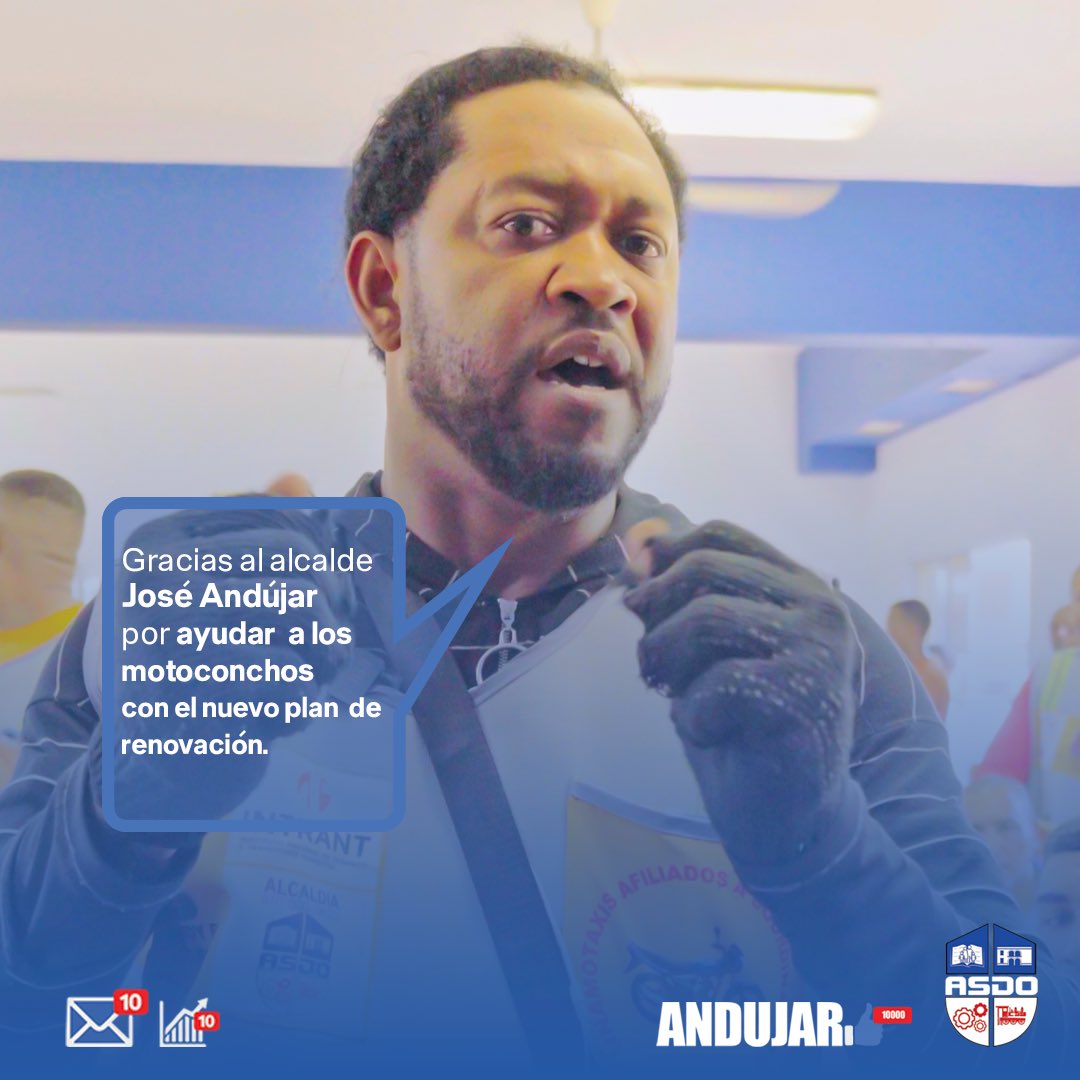 Los motoconchistas de nuestra comunidad expresaron su profundo agradecimiento al alcalde por el nuevo plan de renovación. Este proyecto representa un paso importante para mejorar sus condiciones de trabajo y para brindar un mejor servicio a los usuarios. 🙌🛵💼 #AlcaldiaSDO