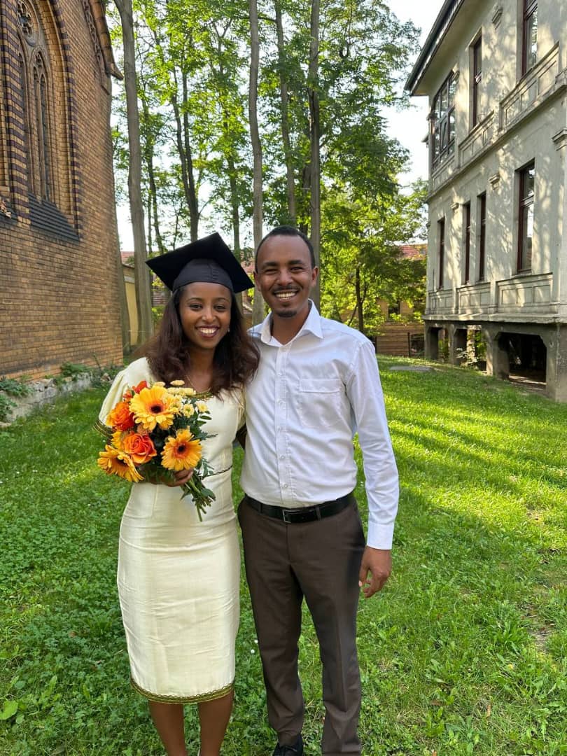 I am thrilled to have attended my wife's @selam_hh successful PhD defense. A well deserved terminal degree after years of hard work, dedication & perseverance. Many congratulations on this hard earned academic achievement Dr. Selamawit Hirpa.