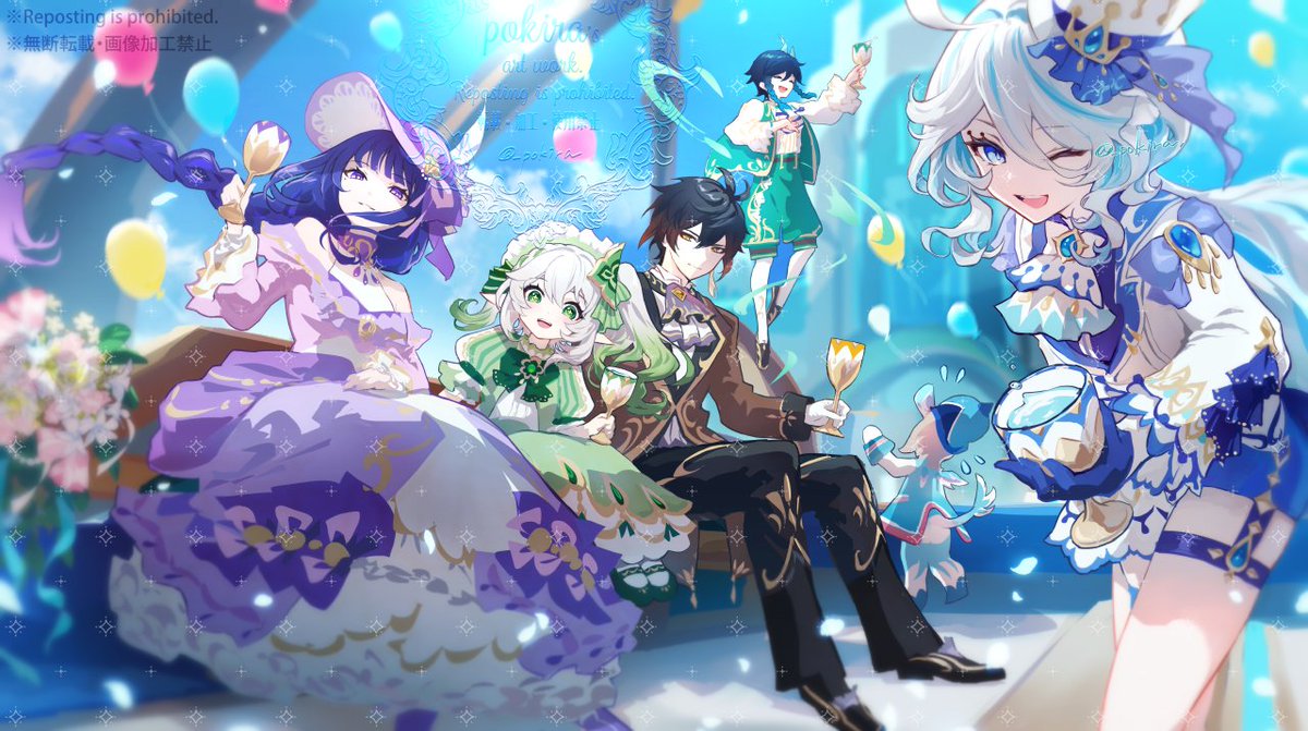 原神3周年おめでとうございます！！！✨✨✨
#原神 #原神3周年 #Genshin #GenshinImpact3years #hoyocreators