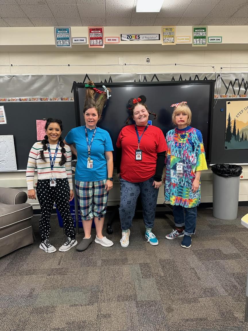 Our middle school students met their PBIS goal! Their reward....determining the staff wardrobe for today.