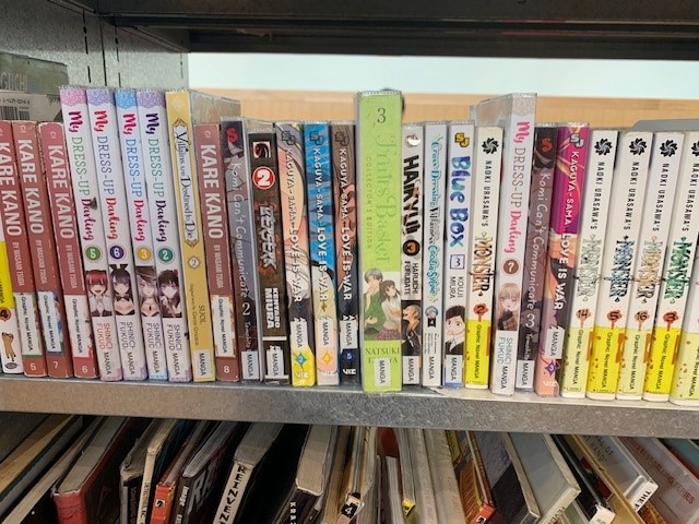BhamLibReader's tweet photo. If you love #Manga come and browse our graphic novels collection on the lower terrace.
#ReadingforPleasure #LibraryofBirmingham #GraphicNovels #Manga #ReadingForFun @LibraryofBham https://t.co/hzfEhLuncK