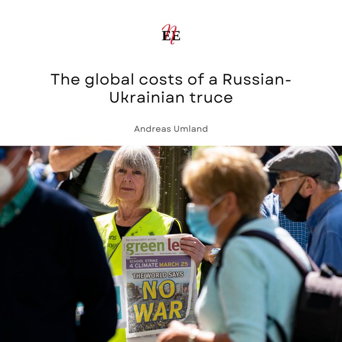 By accepting a deal resulting in net gains for Russia, western countries would not only fail to respect Ukraine’s territorial integrity. They would also contradict their own obligation to not legitimise aggression against another state: neweasterneurope.eu/2023/09/27/the… @NewEastEurope