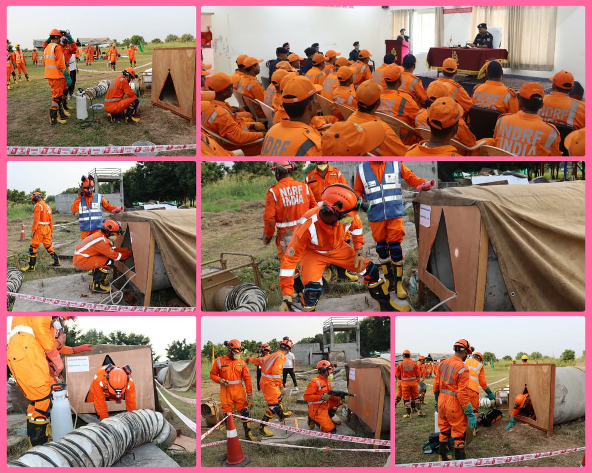 06NDRF's tweet photo. #27.09.23
♦️Opening ceremony of Inter Bn CSSR &amp;Canine competition of WCZ organized at 06 bn NDRF #Vadodara #Gujrat from 27/09/23 to 29/09/23 In which teams of #06Bn #08Bn #11Bn #16Bn NDRF are participating
 ♦️Sh. V.V.N. Prasanna Kumar, Commandant 06Bn Inaugurated the competition https://t.co/sDIrKSnPzY