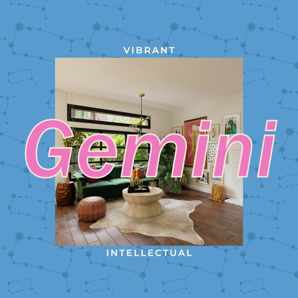 wing4word's tweet photo. Gemini style always focuses on harmonizing duality.  What is your favorite thing about these types of rooms? https://t.co/3oyzYRYTfE