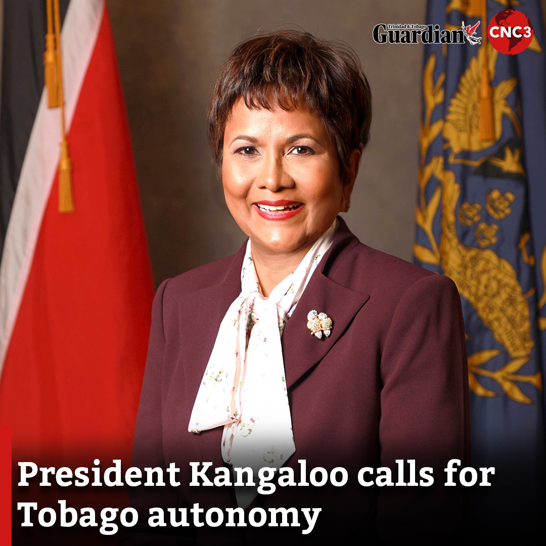 President Christine Kangaloo has said it is time to prioritize autonomy for Tobago and give Tobago the self-government it deserves.

Read more:
cnc3.co.tt/president-kang…