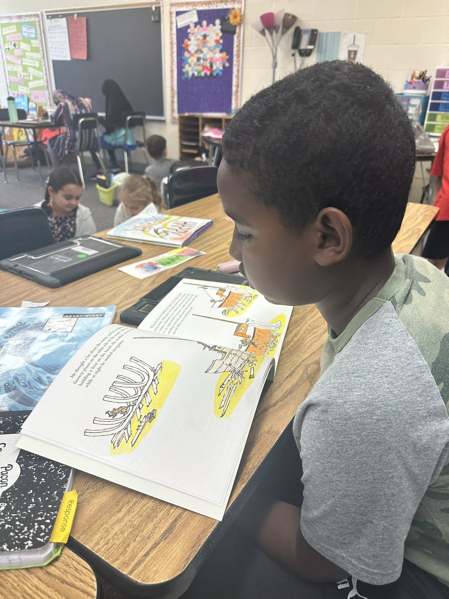 These critical thinkers are decoding new text in their wit and wisdom module #readyfortomorrow
<a href="/HilliardSchools/">Hilliard Schools</a>