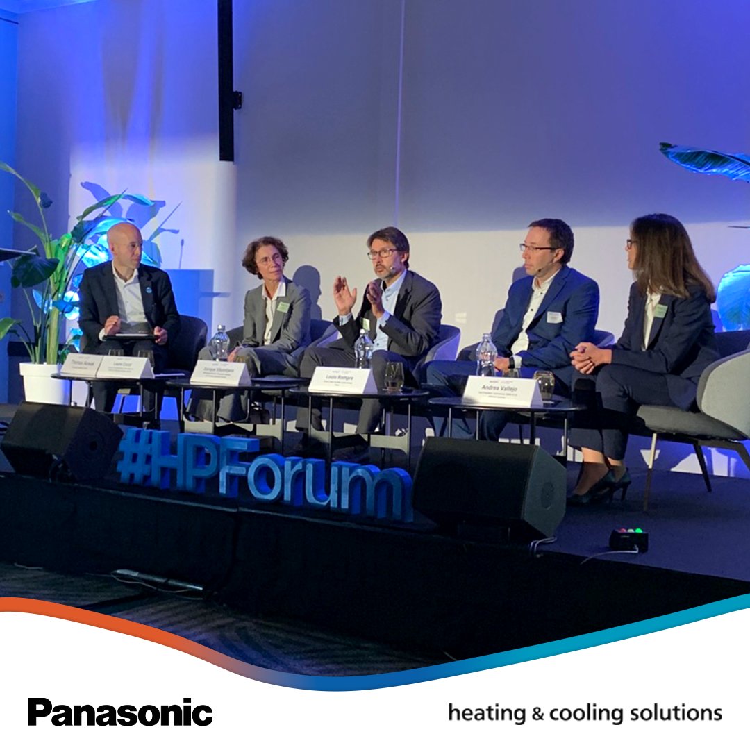 PanasonicHC_Fr's tweet image. Nous avons hâte d’intervenir au #HPForum 2023 à Bruxelles ! En tant que leader du marché, nous nous efforçons d’accélérer la transition énergétique en Europe. Il reste encore beaucoup de chemin à parcourir, mais nous sommes fiers de contribuer à une Europe plus durable.