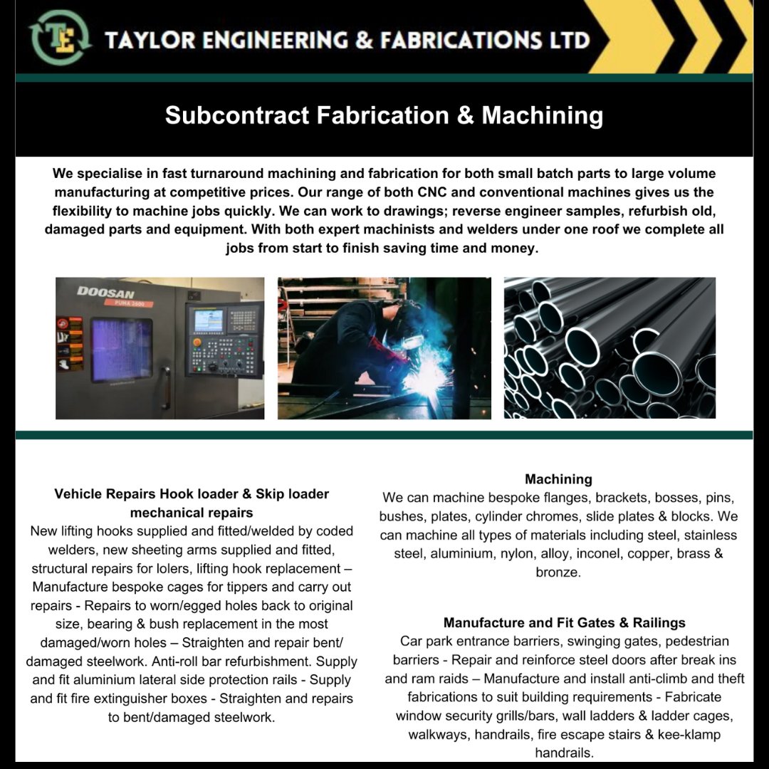 Taylorengfab's tweet image. Providing Engineering &amp;amp; Fabrication Services #antirollbar #antiroll #dennisrefurb #municipal #hoistchair #profiles #pinshafts 0121 326 9035