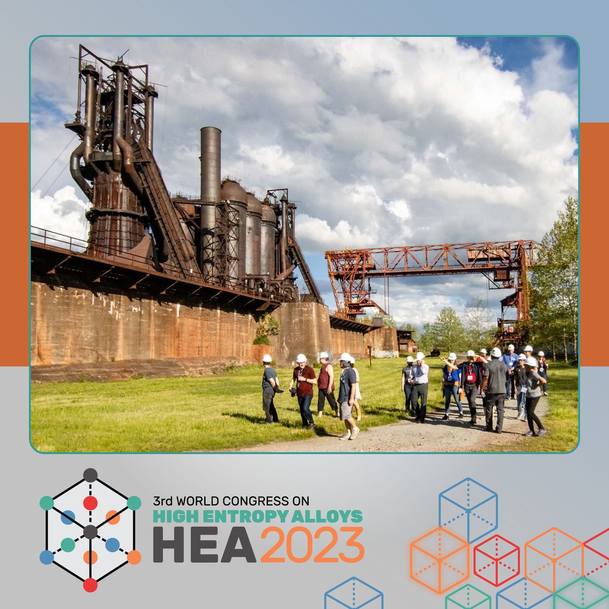 #HEA2023 will feature an optional tour of the Carrie Blast Furnaces. Don’t miss your chance to participate in this tour and this exciting event. Register today and save! tms.org/HEA2023 
Photo courtesy of Rivers of Steel