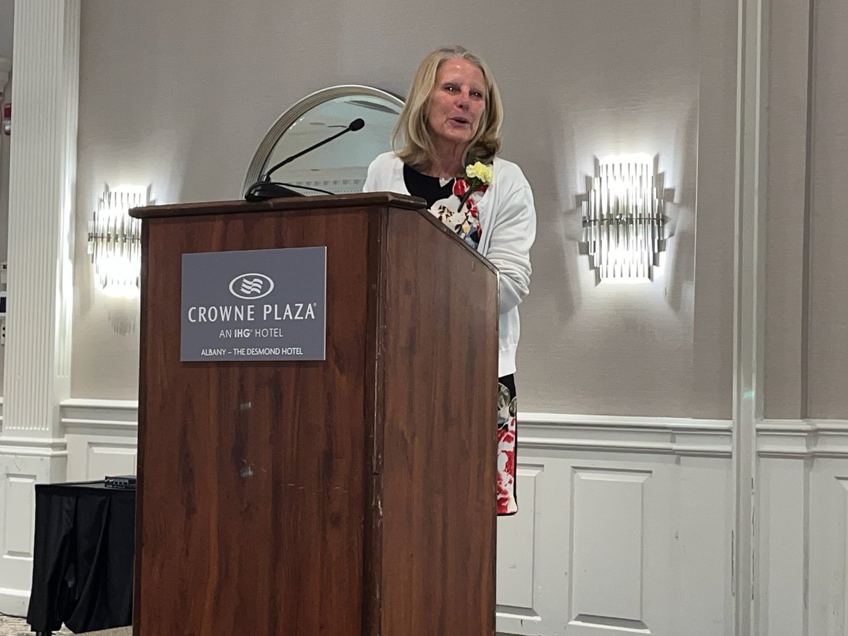 NYSOCFS's tweet photo. Congratulations to our Adoption Services Director Carol McCarthy for being named @kincoalition 2023 Cura Award Kinship Champion! Thank you for your dedication to promoting permanency for #NewYork children and non-parent caregivers! #kinshipcaremonth @nysnavigator https://t.co/vDBgQmC862