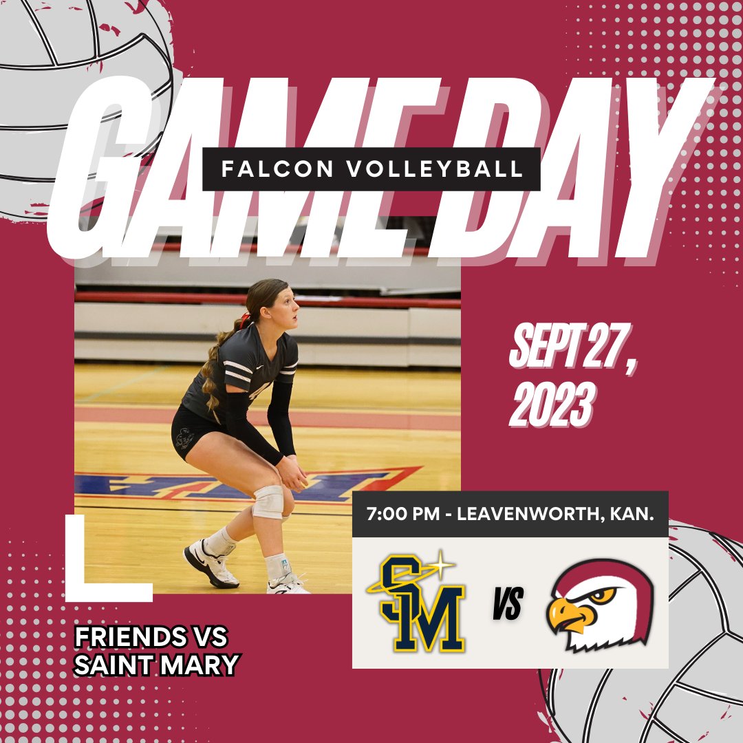 ππ₯πππ‘ππ¦ πππππ’π‘π¦ (@friendsfalcons) on Twitter photo VOLLEYBALL GAMEDAY!!πππ
<a href="/FriendsUvb/">Friends U Volleyball</a> @ Saint Mary Spires
πLeavenworth, Kan.
β°7:00PM
πΊ kcacnetwork.com
π tinyurl.com/2ewax6mf
Win Falcons!
#friendsfalcons #talonsup #winfalcons VOLLEYBALL GAMEDAY!!πππ
<a href="/FriendsUvb/">Friends U Volleyball</a> @ Saint Mary Spires
πLeavenworth, Kan.
β°7:00PM
πΊ kcacnetwork.com
π tinyurl.com/2ewax6mf
Win Falcons!
#friendsfalcons #talonsup #winfalcons