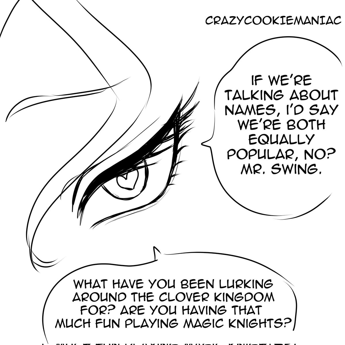 cookiecookecook's tweet photo. Here's part 2 of my magluck comic!! Sorry the drawings are bad, i did this in a rush!!
but i hope you enjoy it so far!!
#magnaswing #luckvoltia #magnaxluck #blackclover #blackcloverfanart #blackcloveroc #noellesilva https://t.co/mJKjWwfFqc