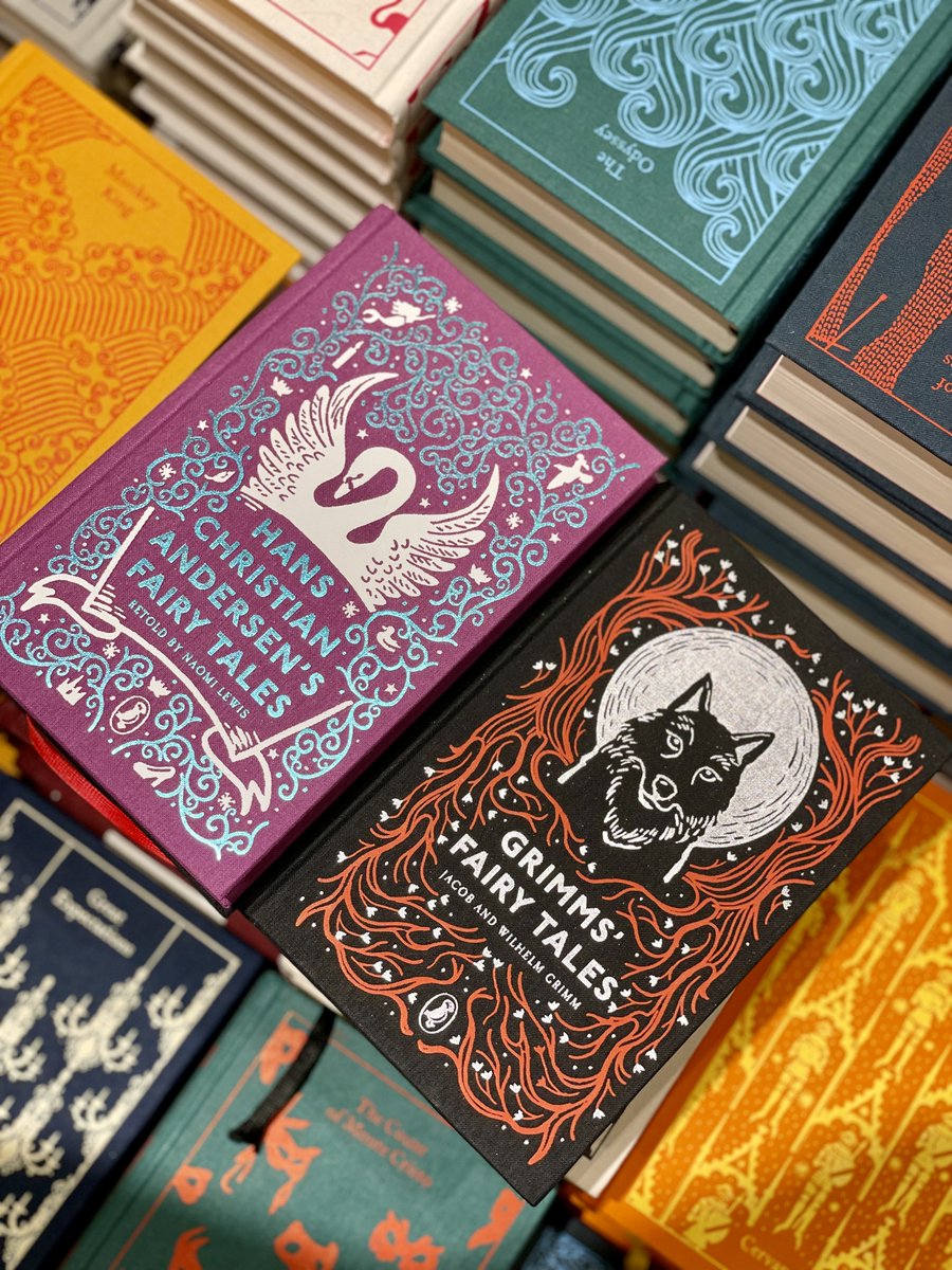 Hans Christian Andersen's Fairy Tales &amp; Grimms' Fairy Tales have been given the beautiful <a href="/PuffinBooks/">PuffinBooks</a>  classics clothbound hardback treatment, making them perfect for gifting and treasuring! Browse our full collection here: bit.ly/3Poc8cR