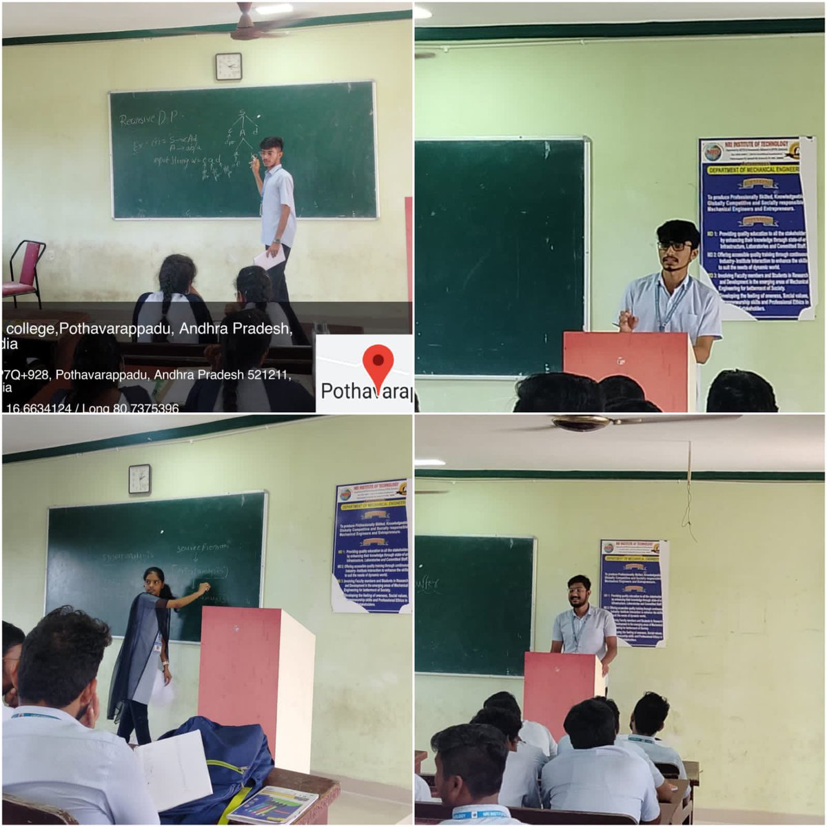 csm_dept_nriit's tweet photo. Revision Sessions by 3rd CSM-A (DAY-2 &
DAY-3)
#NRIIT
#CSM
#Interactivelearning https://t.co/X1NXuVQ6VA