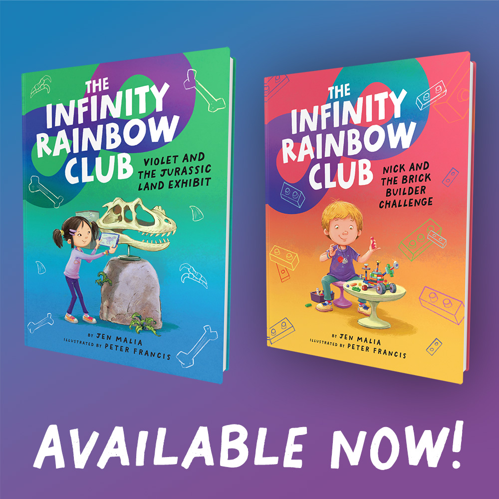 🌈#NickandtheBrickBuilderChallenge  is officially out in the world! We are huge fans of TOO STICKY! in our house, and we can't wait to read the new #TheInfinityRainbowClub series from <a href="/JenMaliaBooks/">Jen Malia, Author of THE INFINITY RAINBOW CLUB</a> <a href="/BeamingBooksMN/">Beaming Books</a> <a href="/Soaring20sPB/">Soaring20sPB</a>  ♾️ 🌈 📚 amazon.com/Brick-Builder-…