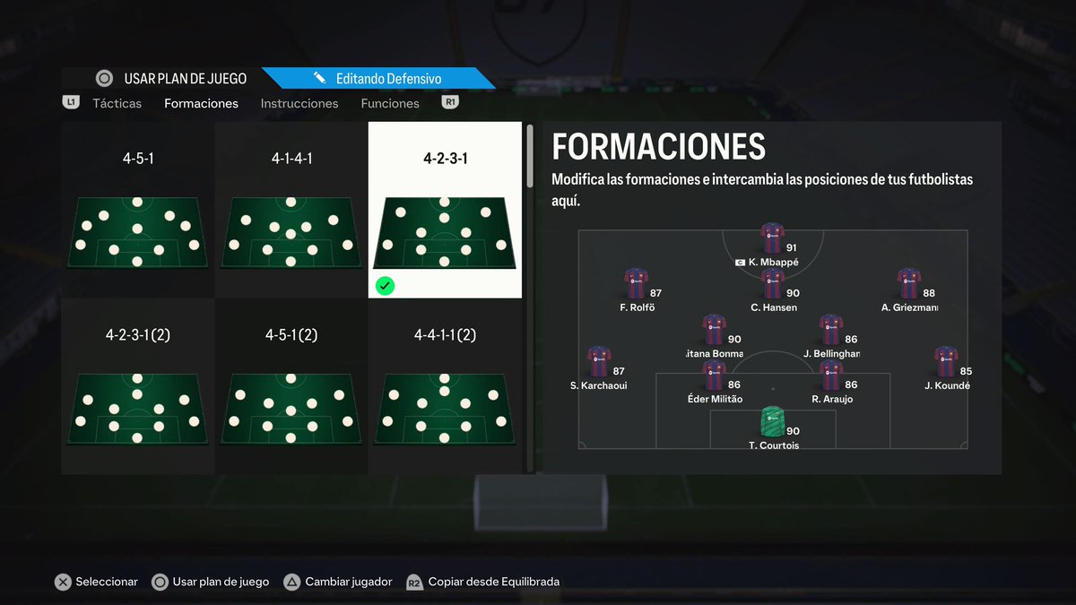 cone1996fc's tweet photo. 📌 LAS MEJORES TÁCTICAS PARA INICIAR EAFC 24 (4-2-3-1)  

Tras varios días jugando y cerca de llegar a División 1 en Rivals, os traigo las tácticas con las que creo que más cómodos os podéis sentir para empezar.

🔄,❤️ y follow para más contenido.

Abro hilo 🧵 https://t.co/v4aOmYdLog
