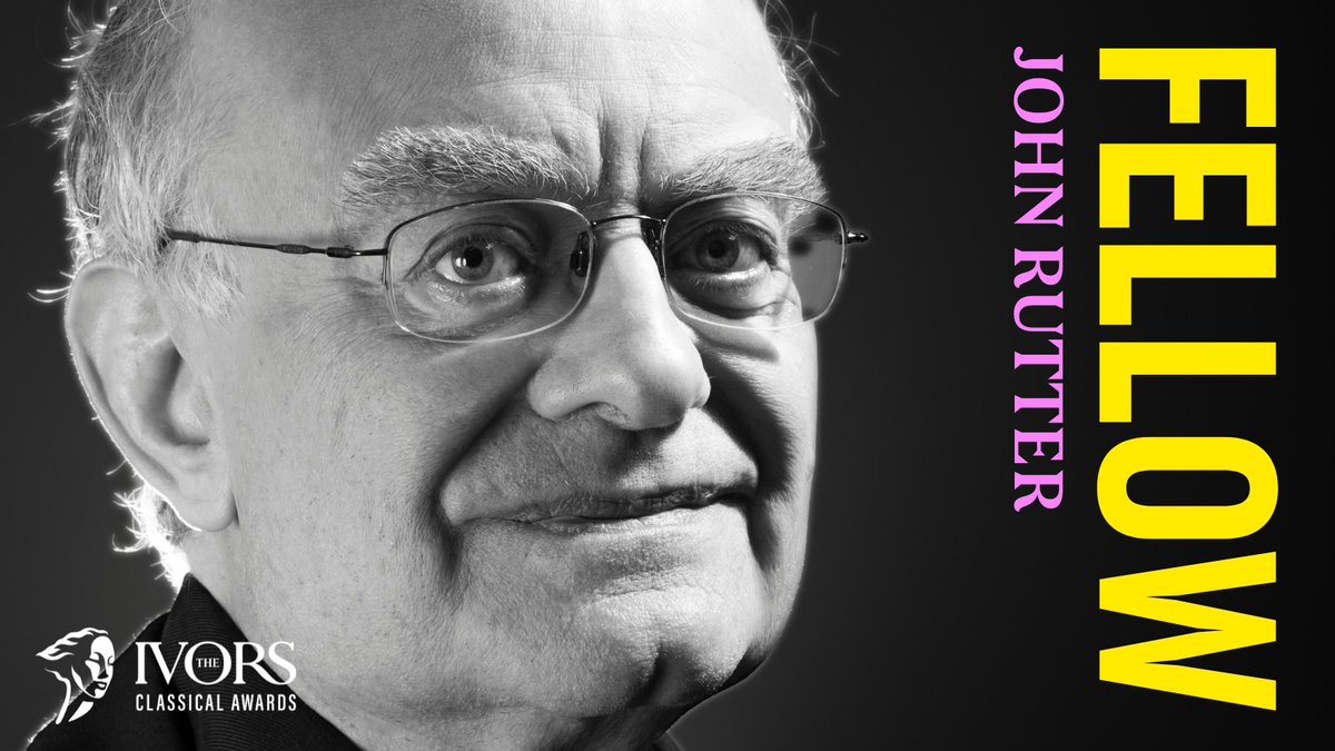 We are delighted to announce that @johnmrutter is to become a fellow of @IvorsAcademy, the highest honour they bestow. Rachel Lindley, Director of Music Publishing at OUP, said, 'We are so proud to be his publisher here at OUP and are delighted for him.' Congratulations, John!