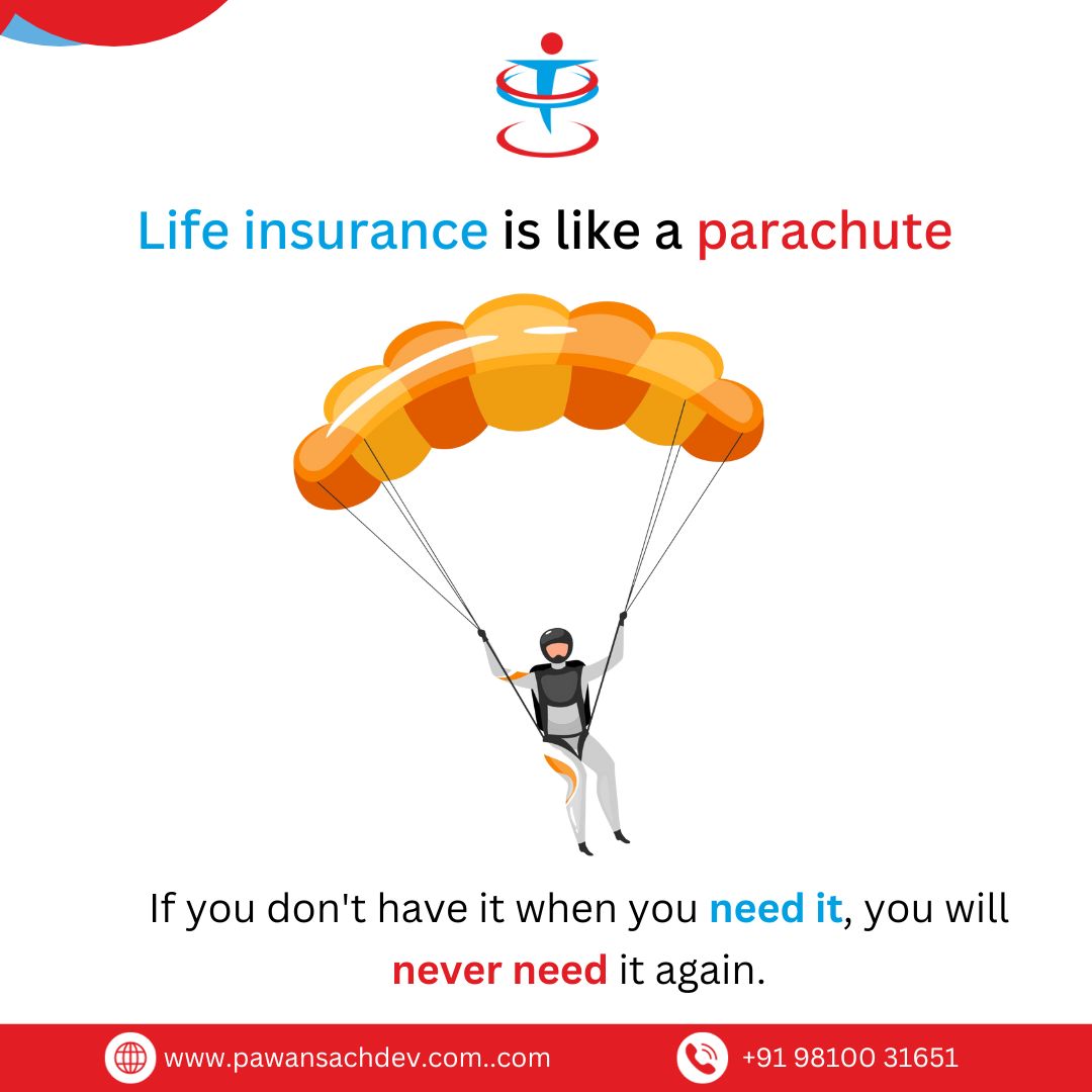 Life insurance is like a parachute

If your don't have it when you need it, you will never need it again.

#insurancezaroorihai #mediclaim #insuranceagent #insurance #ipsita #criticalillnesspolicy #personalaccident #insurancagent #protect #ipsitafinserve #InsuranceHaiNaa