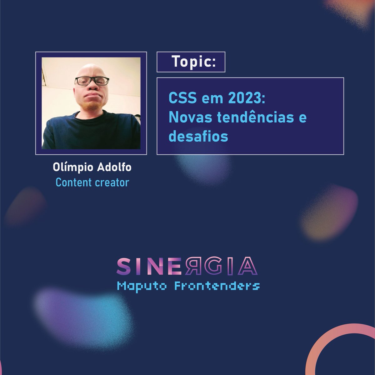 mptfrontenders's tweet photo. Conheça os nossos Speakers 🚀

#maputofrontenders #sinergia #productdesign #webflow #flutter #javascript https://t.co/haY20pMfg8