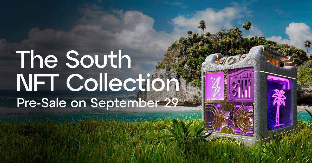 GoMining's tweet photo. 🤩 Just look at it!

How do you like the aesthetics of the NFT from the new South NFT Collection?

🔥 Cool, isn't it?

And this is just one miner that we are ready to show you! There will be many more and all of them, of course, will differ from each other.

Our new collection will allow even more users to enter the world of mining, because it will almost entirely consist of LVL1 (1 TH/s) NFT with an energy efficiency of 35 W/TH.

⌛️ We remind you that the pre-sale for the owners of The Greedy Machines and the Khabib NFT Collection will begin on September 29 at 3 PM UTC. Our system will automatically open access for everyone who has digital miners from these two series on their wallets.

🗓 For other users, the South NFT Collection will be available for purchase on October 2.

#GoMining #NewCollection #NFT