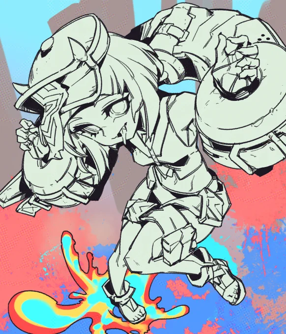 #streetdemon #briar/ Line / Color/ Shading / Composition 