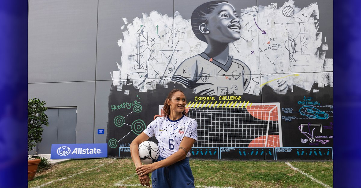 BlackPressUSA's tweet photo. PRESS ROOM: Allstate Debuts Coaching Mural to Develop Youth Soccer Players — NNPA NEWSWIRE — Working with Black Star, a program whose mission is to ac — https://t.co/i4Swh7n6Yj https://t.co/AgFFtkxqxS