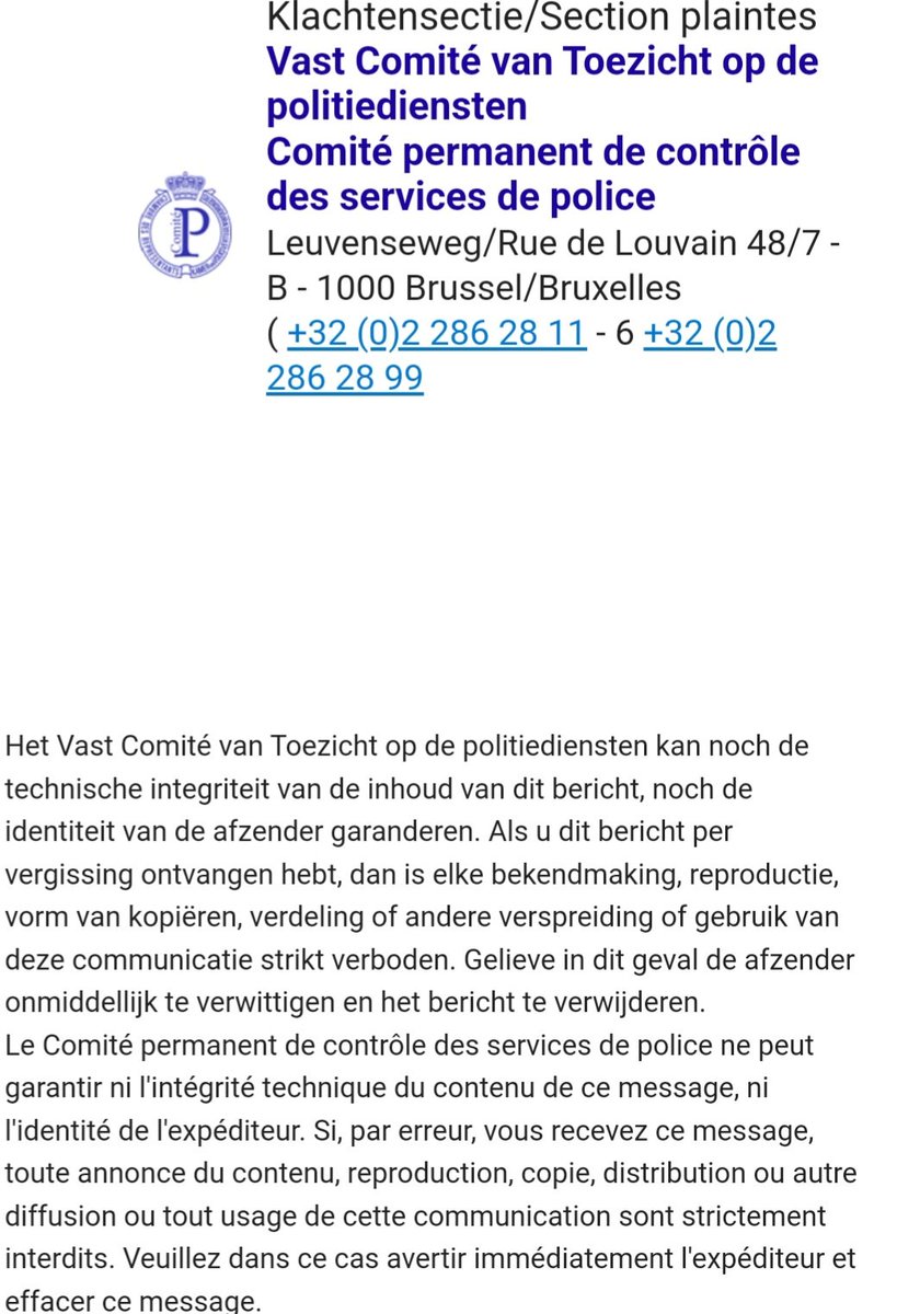 dunja_lim's tweet photo. @vlaamsesatire @KAnthonissen @blb37342449 @federalepolitie Ik zou precies klacht indienen bij #ComiteP tegen deze persoon want hun regelgeving is volgens mij toch duidelijk over doorsturen van " bekendmakingen".🤷‍♀️ https://t.co/qgG1Mdmw33