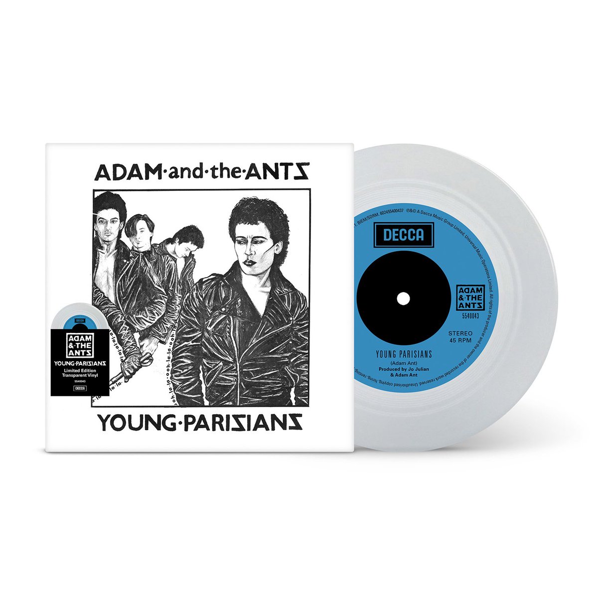 Young Parisians is set for reissue next month. Preorder from DECCA records. Check the Official Adam Ant Facebook page for details