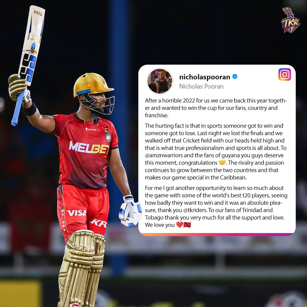 Trinbago Knight Riders tweet media