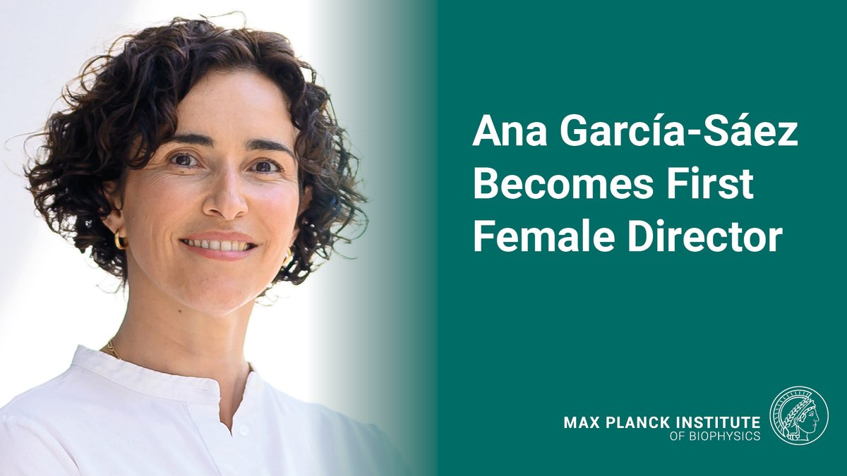 A warm welcome to our first female Director Ana J. García-Sáez (@GarciaSaez_Lab)👏 From October, she will head the Department of Membrane Dynamics studying how the body removes damaged cells by advanced #microscopy. @maxplanckpress #CellDeath #Biophysics 👉biophys.mpg.de/new-director-a…