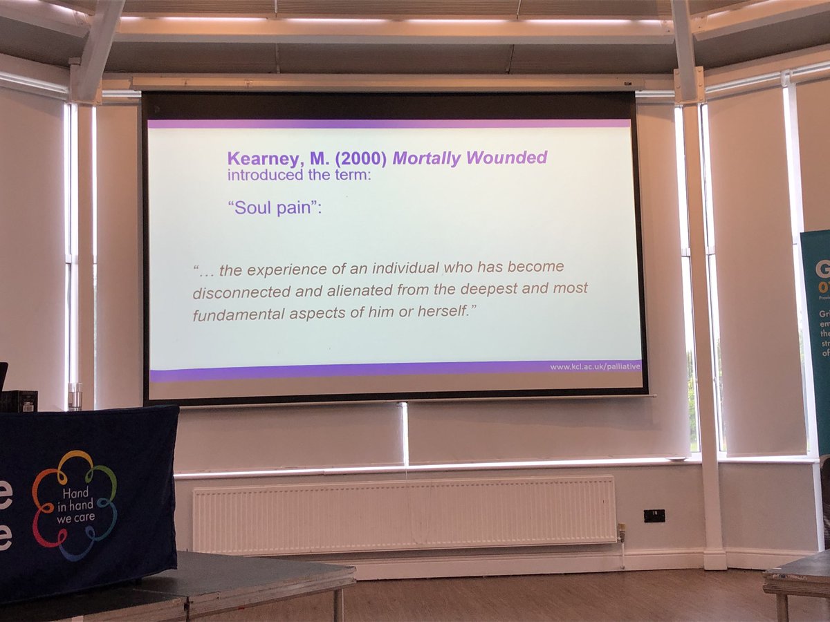 DrDeeSharma's tweet photo. Very interesting talk from Rev. Dr Peter Speck on spiritual distress in end of life care at the #SCHconference - he highlights some phrases that could be helpful for staff when when assessing spirituality
“I want to get it right for you in keeping with your culture and beliefs” https://t.co/g2px4NuVXI