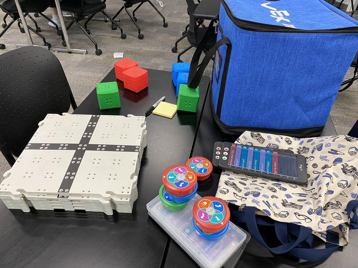 Jimmy Lin (@jimmyylin) on Twitter photo Currently in <a href="/INFOCollegeUMD/">UMD College of Information</a> INST 208Z: Designing Tools for Tinkering & Learning, students are hands-on with <a href="/VEXRobotics/">VEX Robotics</a> VEX 123 and IQ! They are using these robotics kit to think about how these tools are designed for learning in both formal and informal settings. <a href="/MckennaJ72/">Jason McKenna</a> Currently in <a href="/INFOCollegeUMD/">UMD College of Information</a> INST 208Z: Designing Tools for Tinkering & Learning, students are hands-on with <a href="/VEXRobotics/">VEX Robotics</a> VEX 123 and IQ! They are using these robotics kit to think about how these tools are designed for learning in both formal and informal settings. <a href="/MckennaJ72/">Jason McKenna</a>