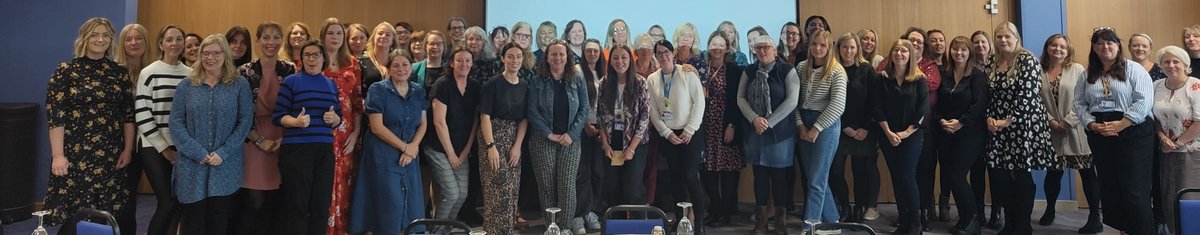 ShropCommHealth's tweet photo. What a fantastic day for our Shropshire 0-19 team today celebrating the transformational journey the service are on 🎉
A day of training, key speakers and networking for this bunch! 
Well done and thank you for your hard work! 🙌
#nhs #families #phns https://t.co/0MYVoFDCoD