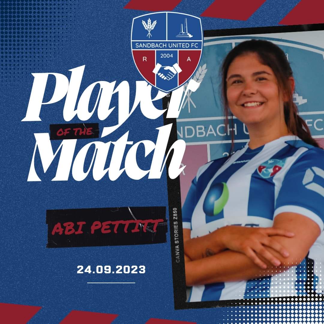 Despite a disappointing result on Sunday, we still had a stand out player, and that was Abi 👏

Head Coach Claire said:
"Abi deserved Player of the Match this week due to her versatility in playing in many positions over the period of the game due to injuries. Great team spirit!"