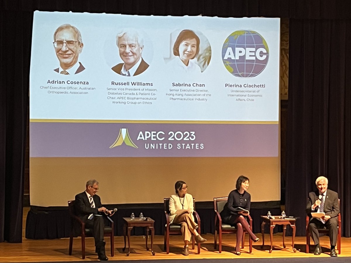 Strong Canadian leadership from Russell Williams on Business Ethics for SMEs at the opening panel of the ⁦<a href="/APEC/">APEC Secretariat</a>⁩  Forum - “Celebrating a Decade of Progress”! ⁦<a href="/innovativemeds/">Innovative Medicines Canada</a>⁩